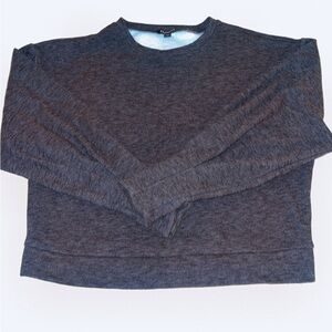 Express Women's Charcoal Gray Sweatshirt